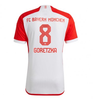 Maillot de foot Bayern Munich Leon Goretzka #8 Domicile 2023-24 Manches Courte